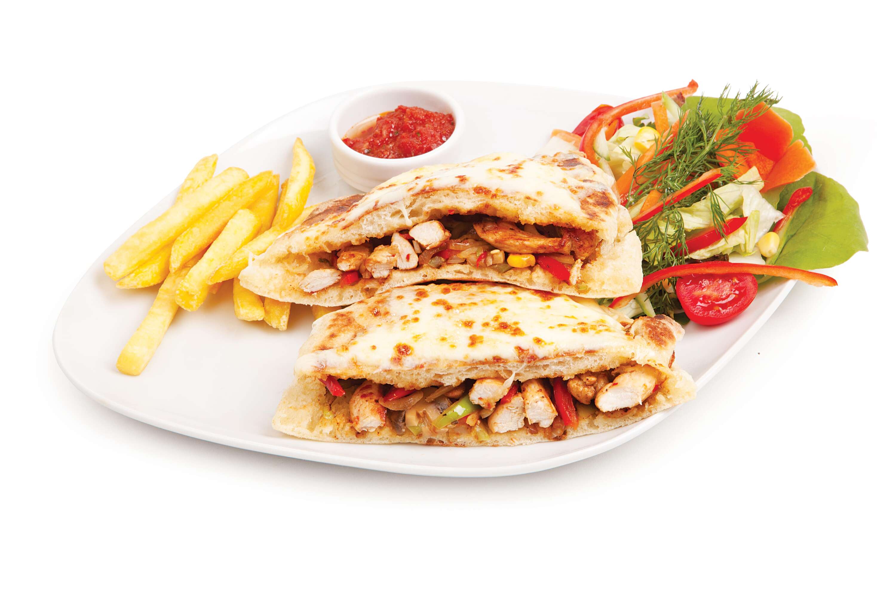 Tavuklu Bazlama Sandviç